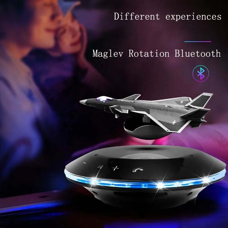 Умные Bluetooth колонки магнитный левитационный дизайн бас стерео объемный звук