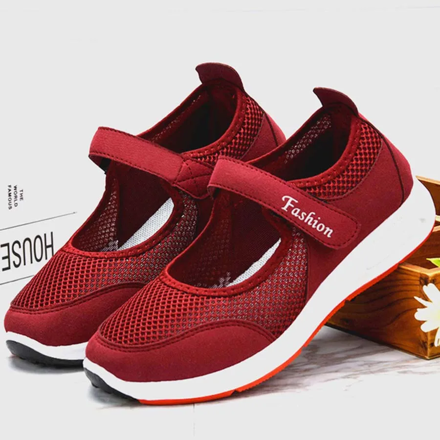 Новый летний светильник Нескользящая обувь для мамы Повседневная дышащая и