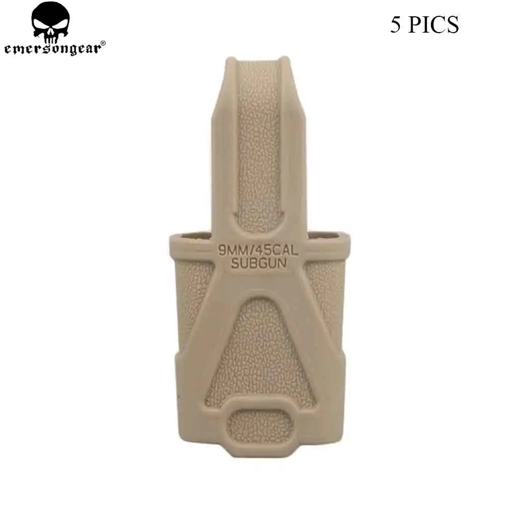 EMERSONGEAR MP5 журнал assist 9 мм пистолет Быстрый Mag резиновые петли держатель ремня для
