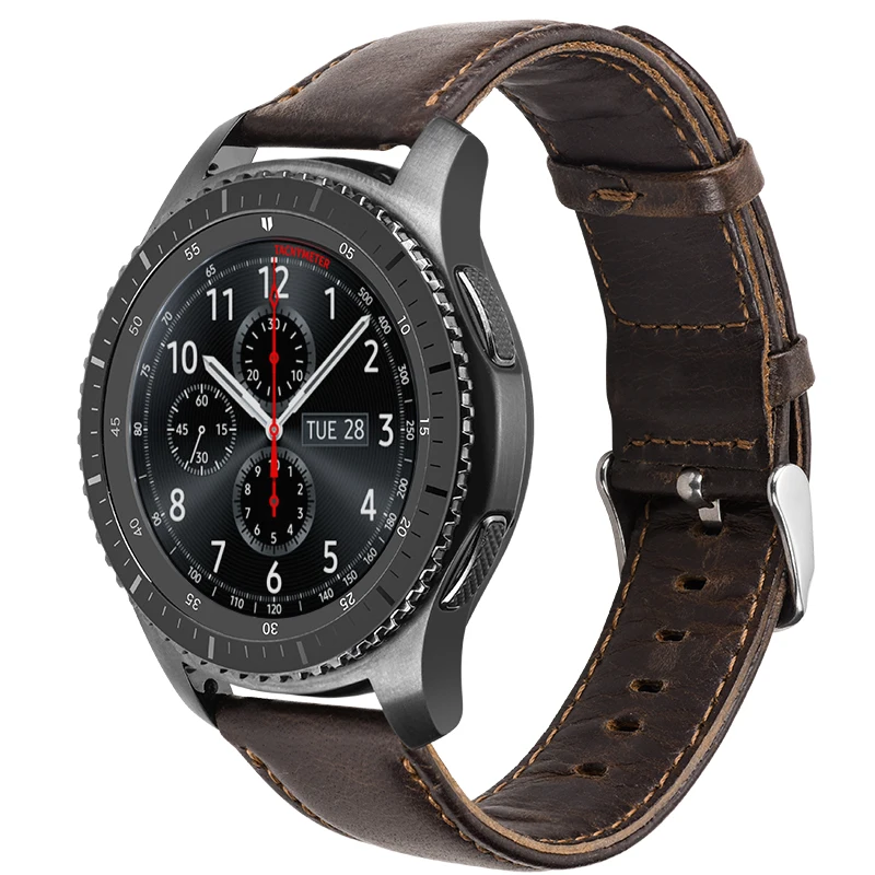 HOCO ремешок из натуральной воловьей кожи для samsung Galaxy gear S3 Classic SM-R770 S3 Frontier SM-R760 SM-R765 Ремешки для наручных часов