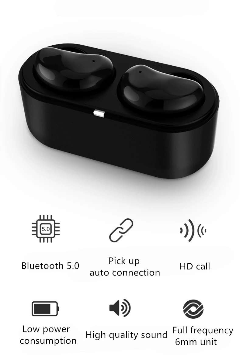 Наушники remax TWS-5 беспроводные Bluetooth наушники пара наушников с зарядным устройством гарнитуры Bluetooth 5,0 Smart Touch стерео