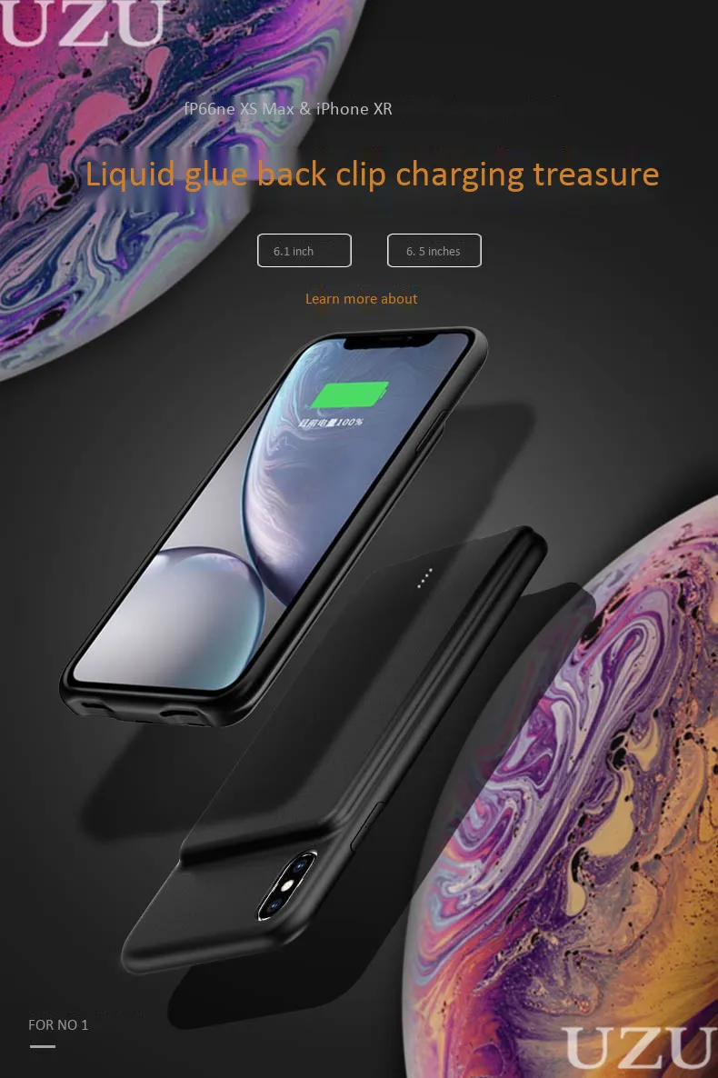 5000 мАч ультра тонкий чехол для зарядного устройства для iphone xs amx противоударный портативный беспроводной чехол для зарядки аккумулятора для iphone xr