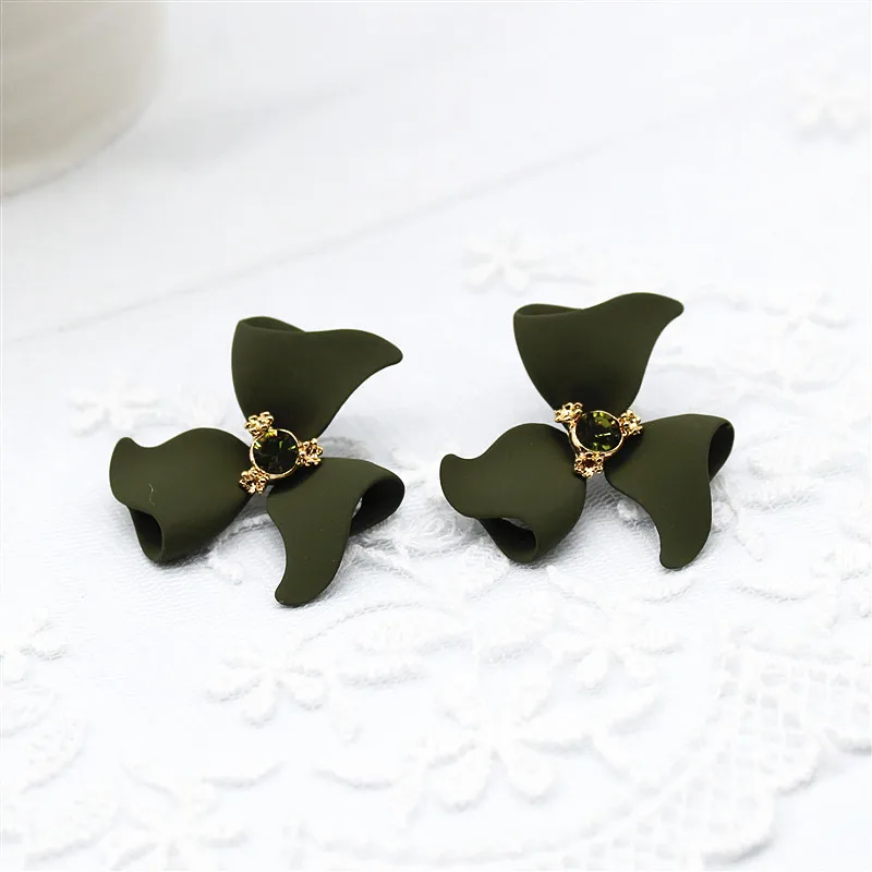 2019 новый дизайн Модная бижутерия элегантные серьги в форме цветка летние