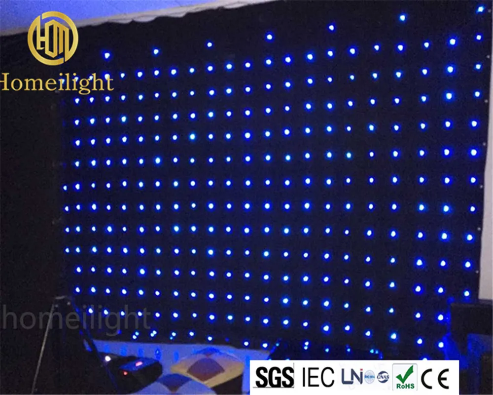 P10CM RGB DJ матрица Parttern 2*3 м Led видео занавес для диско YY фон сценическое шоу |