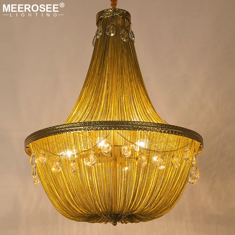Italian Engineering Design Chandelier Luxury Aluminum Chain Hanging Light for Restaurant Hotel Art Studio Bedroom lamps | Лампы и