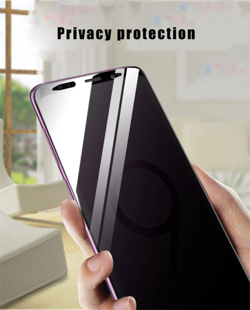 3D закаленное стекло для Samsung S9 S8 Plus Note 8 9 Защитная пленка полного покрытия экрана