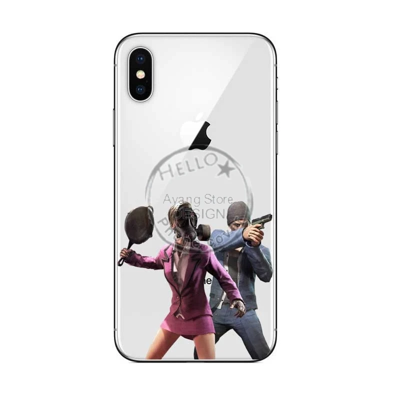 Горячая игра PUBG winner to eat chicken прозрачный мягкий TPU чехол для телефона Apple iPhone 5 5S SE 6 6s