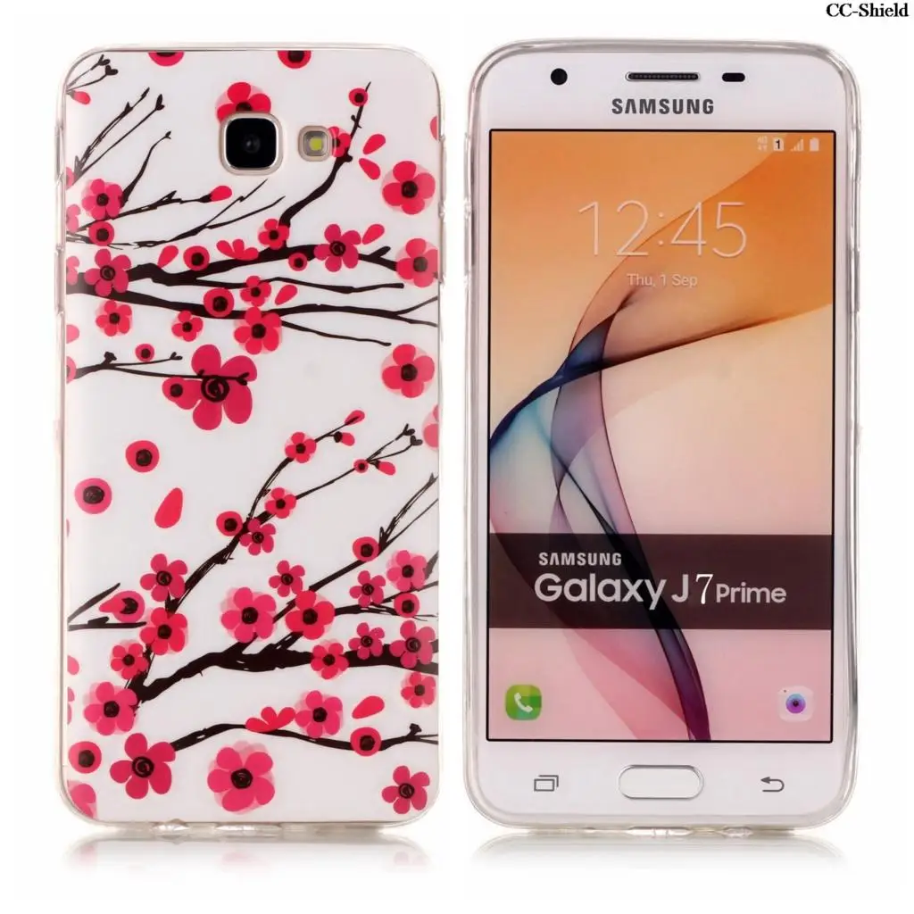 Светящийся чехол для Samsung Galaxy J7 J 7 Prime SM-G610F SM-G610Y SM-G610S/DS SM G610F G610F/DS G610Y мягкий