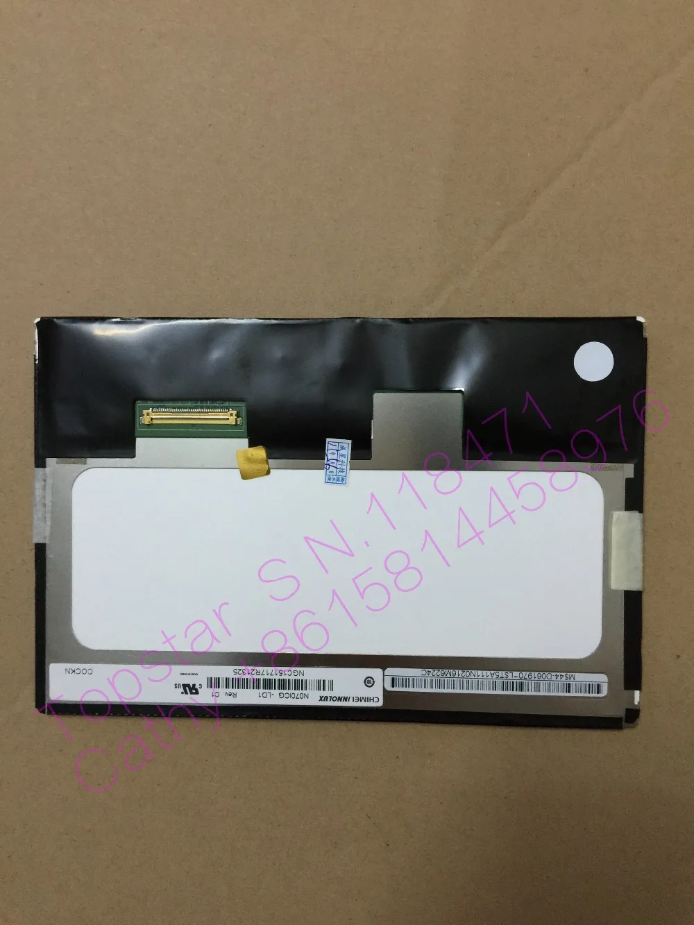 Оригинальный яркий ЖК экран Chi Mei N070ICG LD1 1280*800 HD 7 дюймов IPS 40 контактов гарантия