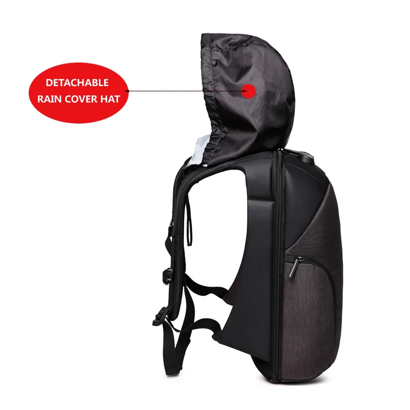 Men Backpacks USB Charge Computer Backpack Password Lock 15.6Inch Laptop Bags Casual Three-dimensional Anti-theft | Багаж и сумки