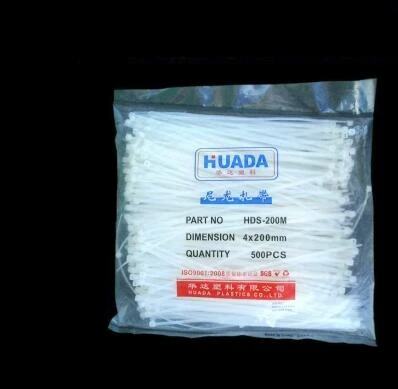 100 шт. 4*200 мм нейлоновые пластиковые кабельные стяжки с застежкой-молнией для