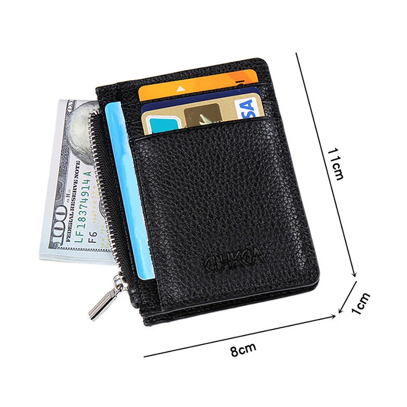 Противоугонные для мужчин женщин Винтаж кошелек кредитной держатель карт