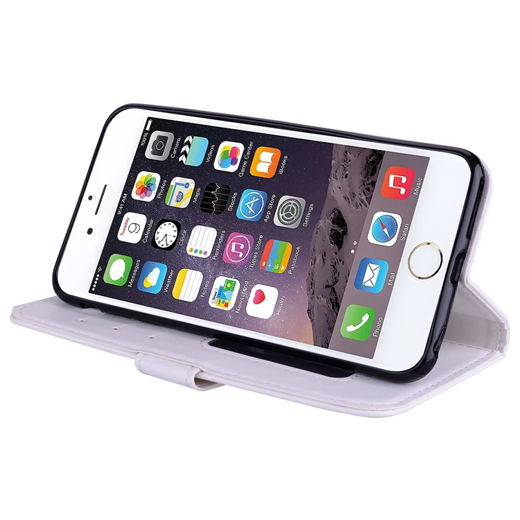 Блестящий кожаный чехол с радужным единорогом для iPhone X, 8, 7, 7 Plus, флип-кошелек, чехол-подставка для iPhone 6, 6S Plus, 5, 5S, SE, iPod iTouch5, 6