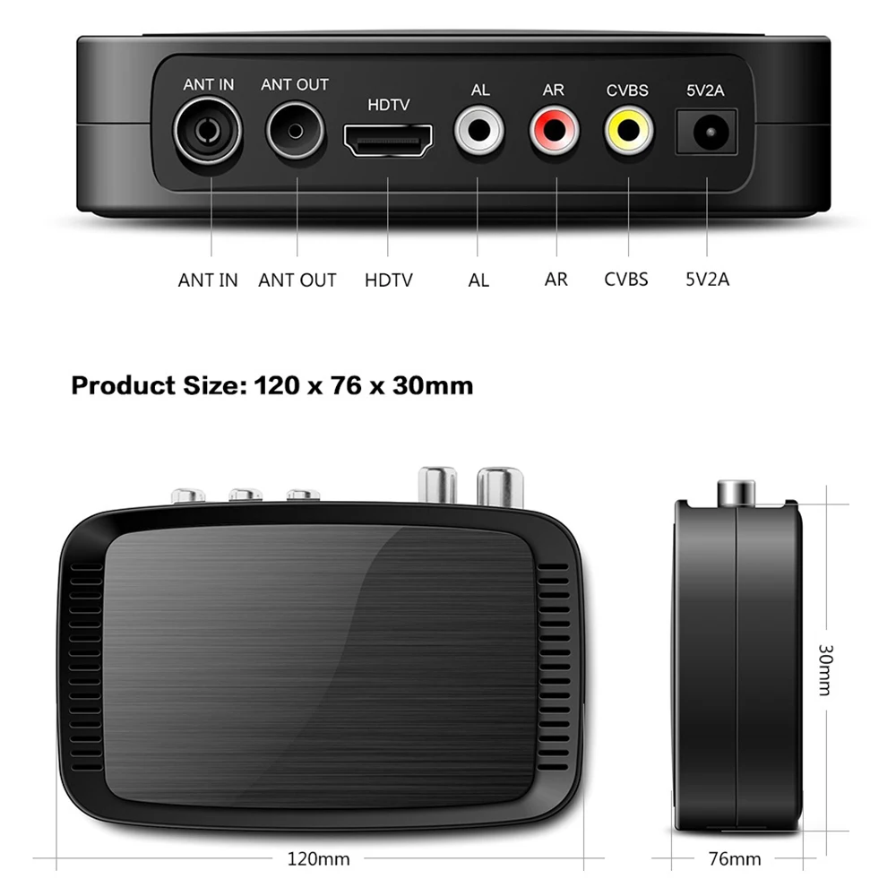 DVB T2 спутниковый приемник HDMI T TV Tune цифровой наземный HD 1080P