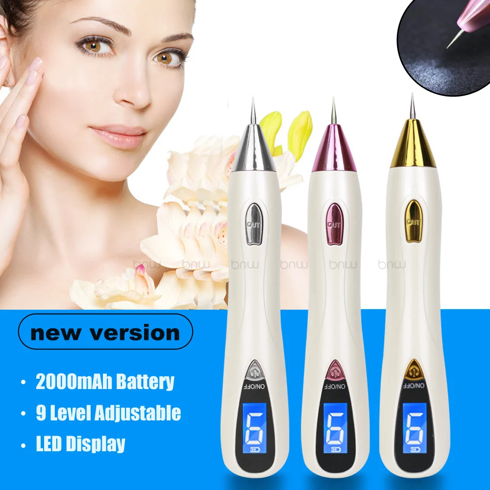 9 уровня ЖК дисплей плазменной ручка светодиодный освещение татуировки