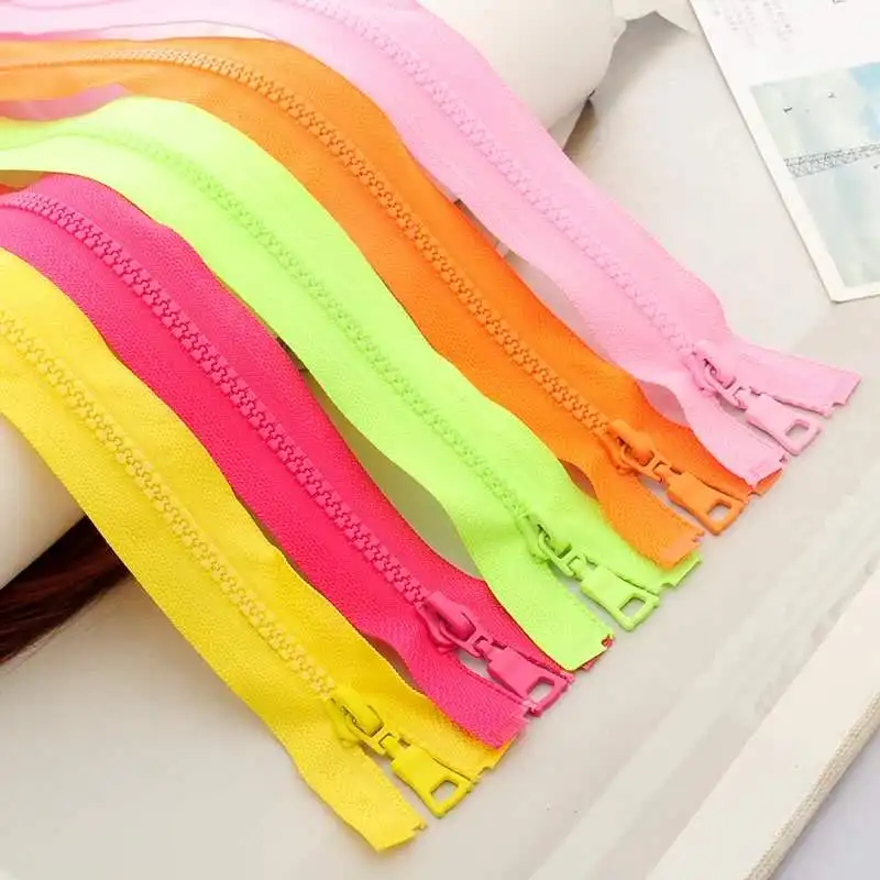 10 шт. 55 см длина черная белая красная розовая резиновая массивная Молния № 5