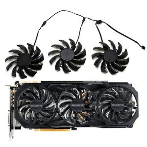 3pin T128010SM PLD08010S12H охлаждающий вентилятор для видеокарты Gigabyte GV-N970WF3OC-4GD GTX970