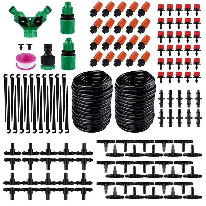 

VOGVIGO DIY Watering System Garden Irrigation System 30 M Hose Automatic Watering Greenhouse Sprinkler Drip Irrigation