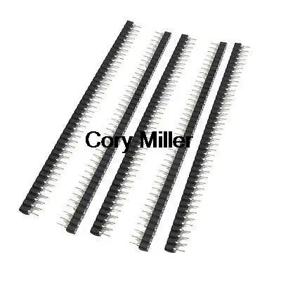 

1x40 Pins Round Single Row IC Socket Female Pin Header