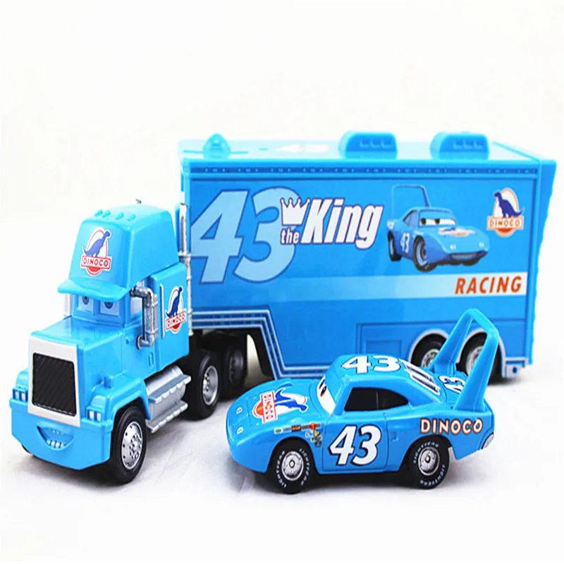 Pixar мультфильм аниме номер красный Pueple автомобиля и мак грузовик Diecast 1:55
