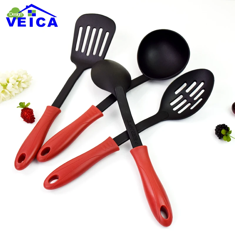 Кухонная шпатель Тернер ложка для смешивания шлицевая ковш 4 шт./лот кухонные