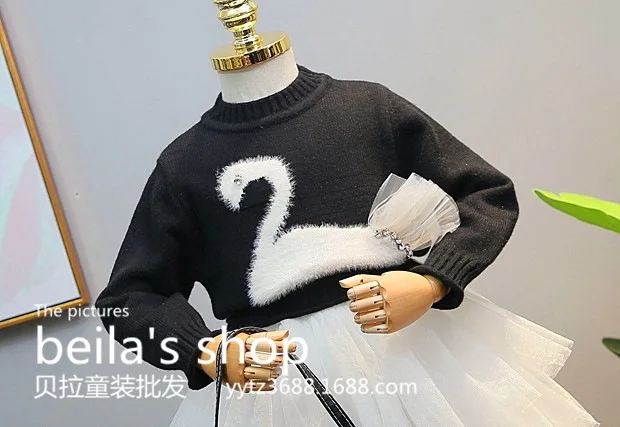 2018 новая одежда для девочек на осень и зиму очень милый вязаный кардиган с