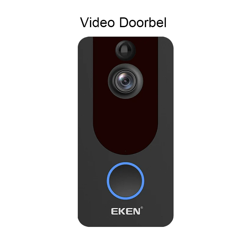 Option 1 Eken V7 HD 1080P смарт WiFi видео дверной звонок камера визуальный домофон ночное видение IP дверной звонок беспроводная камера безопасности - Цвет: Option 1