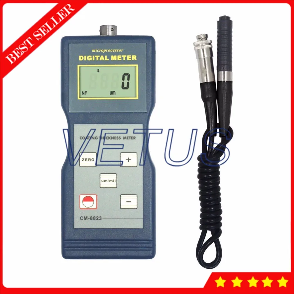 NF Type Paint Coating Thickness Gauge with CM-8823 varnish enamel plastic thickness measurement meter Eddy Current Principle | Инструменты
