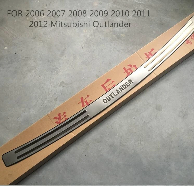 Протектор заднего бампера из нержавеющей стали для Mitsubishi Outlander 2006 2007 2008 2009 2010 2011