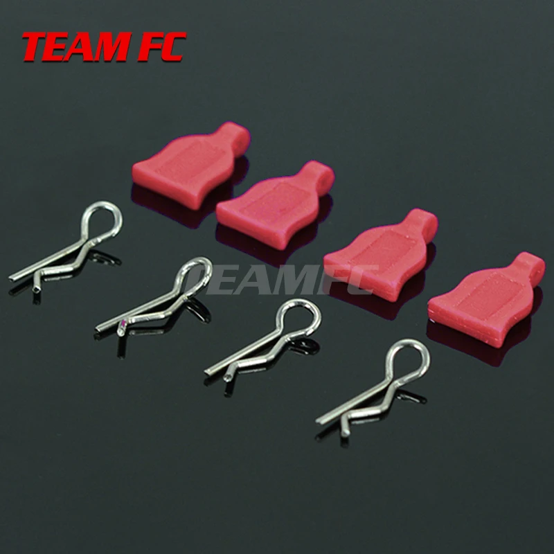 GWOLVES 3 набора легко разбирается силиконовый корпус зажим R Pin для 1/10 RC багги дрейф