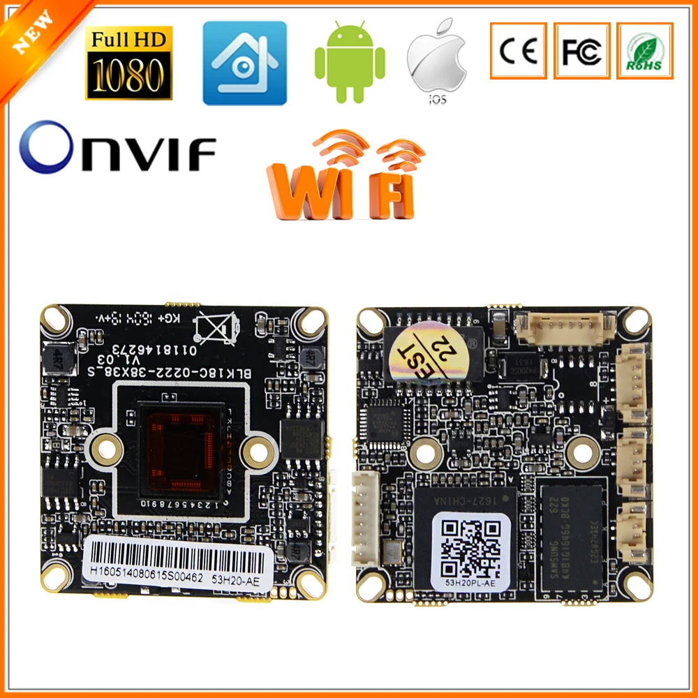 Besder Full HD 1080p IP Камера доска Wi Fi аудио HI3516C + 1/2. 8 ''Sony imx291 Сенсор ONVIF P2P xmeye CCTV