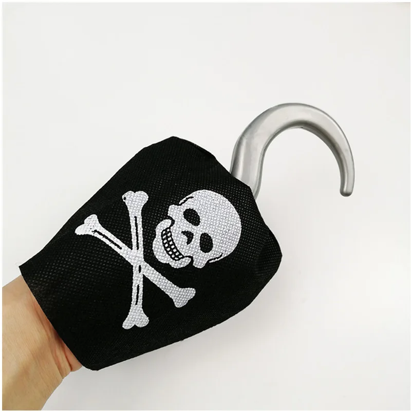 Pirate hook Caribbean пиратский пистолет Пиратский крюк повязка на глаза маскарадные аксессуары вечерние украшения для Хэллоуина детские игрушки подарок 27 июня - Цвет: Pirate hook