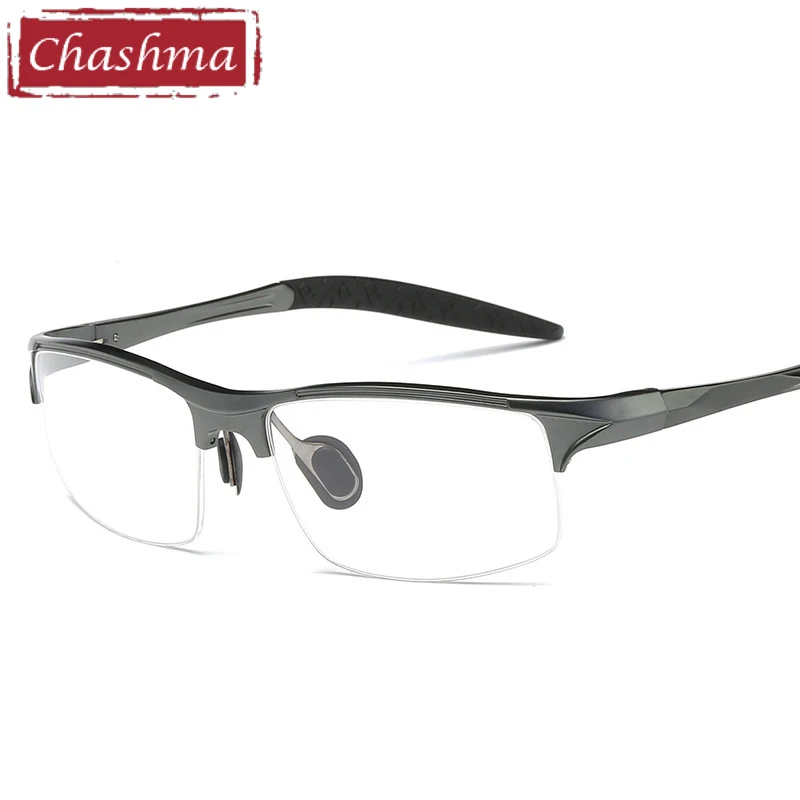 Брендовые мужские очки Chashma в спортивном стиле оправа из алюминиево магниевого