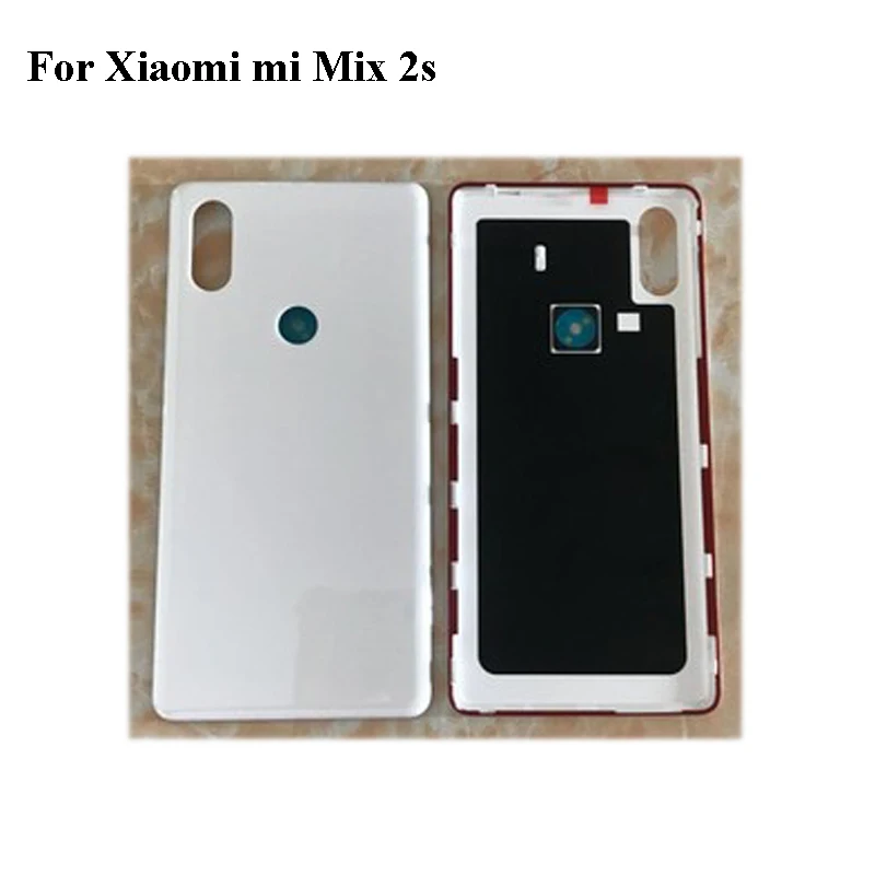 Задняя стеклянная крышка из белой керамики для Xiaomi Mi MIX 2 s Mix2s корпус