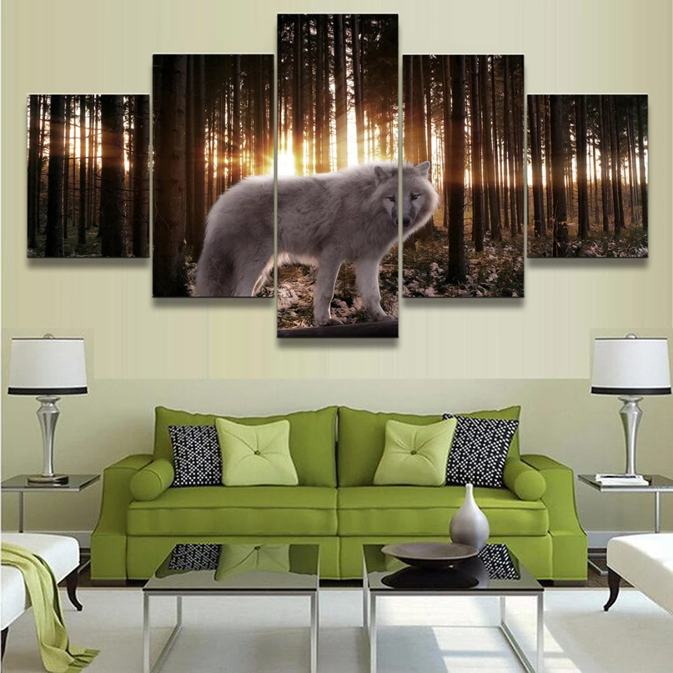 Для гостиной настенные художественные современные печатные изображения HD 5