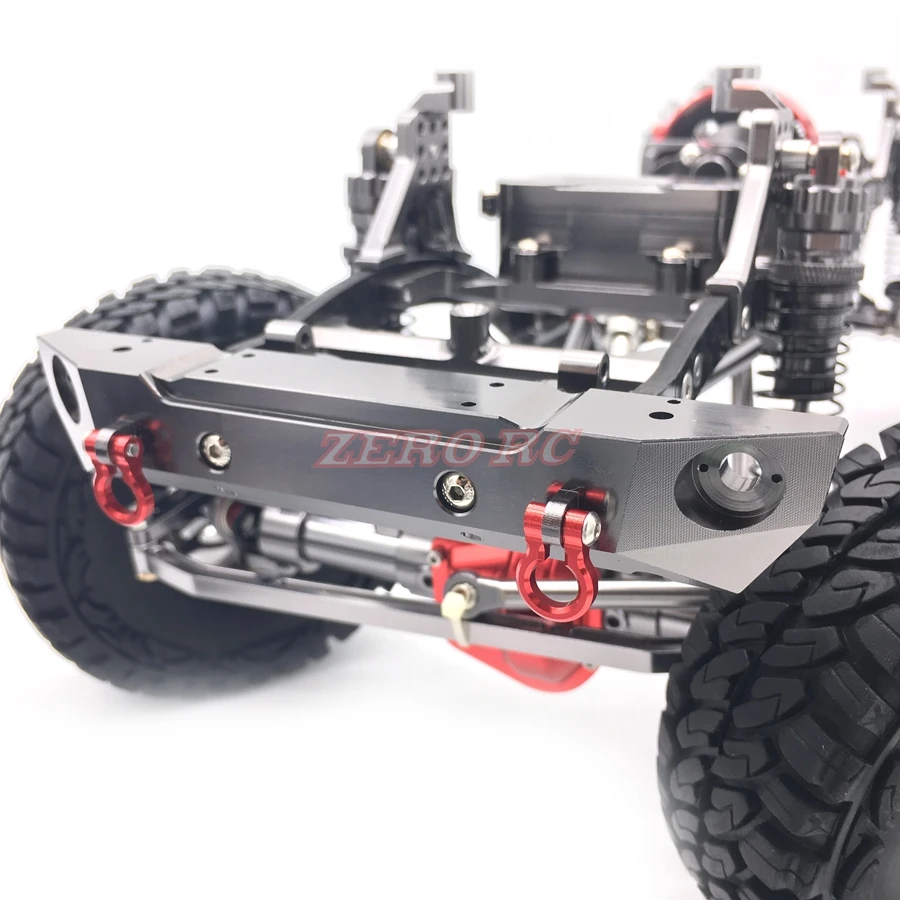 RC 1/10 масштаб осевой SCX10 CNC механический алюминиевый передний бампер Bull Bar с