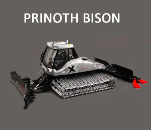Утонченная обувь для уборки снега 1:43 BISON X грузовиков более четкое оборудование