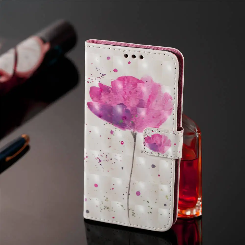3D Book Flip Covers On For Motorola XT1757 XT1756 Moto C 2017 PU Leather Cases Dual SIM Wallet TPU Full Housing |