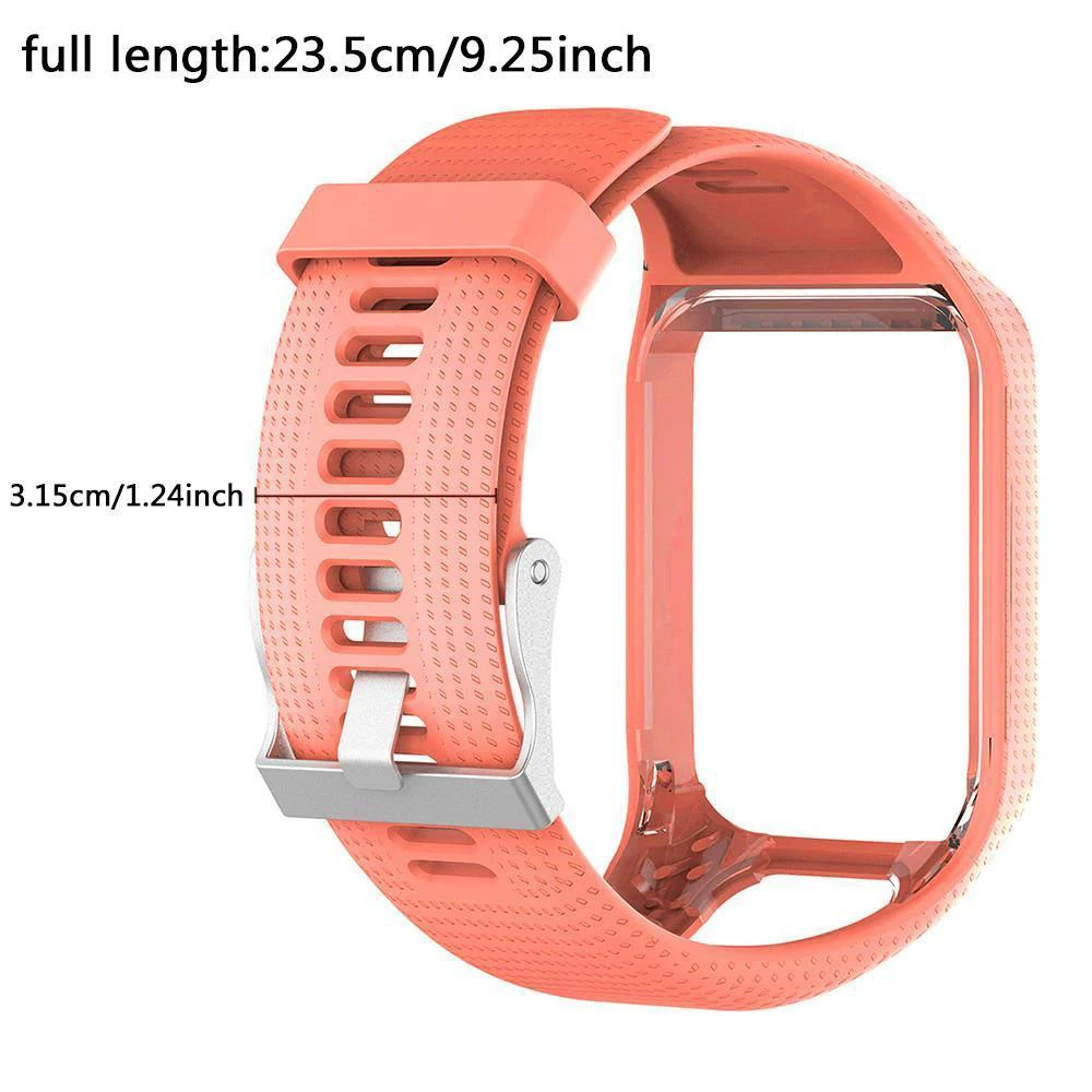 

Для TomTom Runner 2 и 3/Golfer 2/Spark 3 часы-браслет с gps сменными ремешками на запястье, силиконовые часы, ремешок на запястье