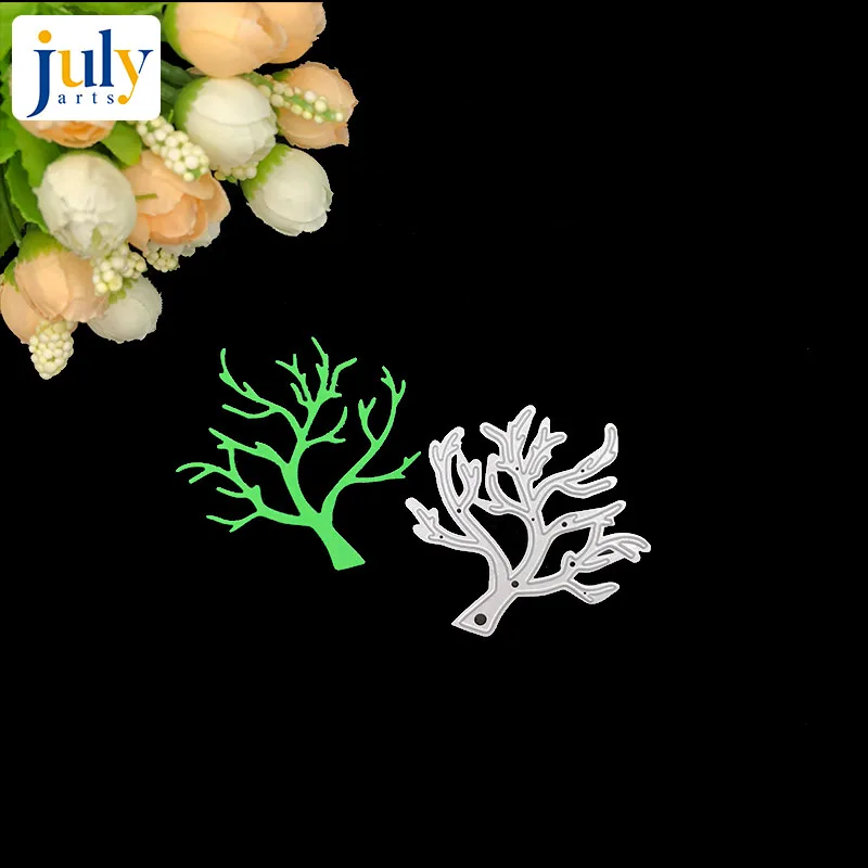 

Julyarts Scrapbooking Metal For Card Tree Frame Metal Embossing Cutting Dies Stencils for Photo Album Blade Punch Stencils Dies