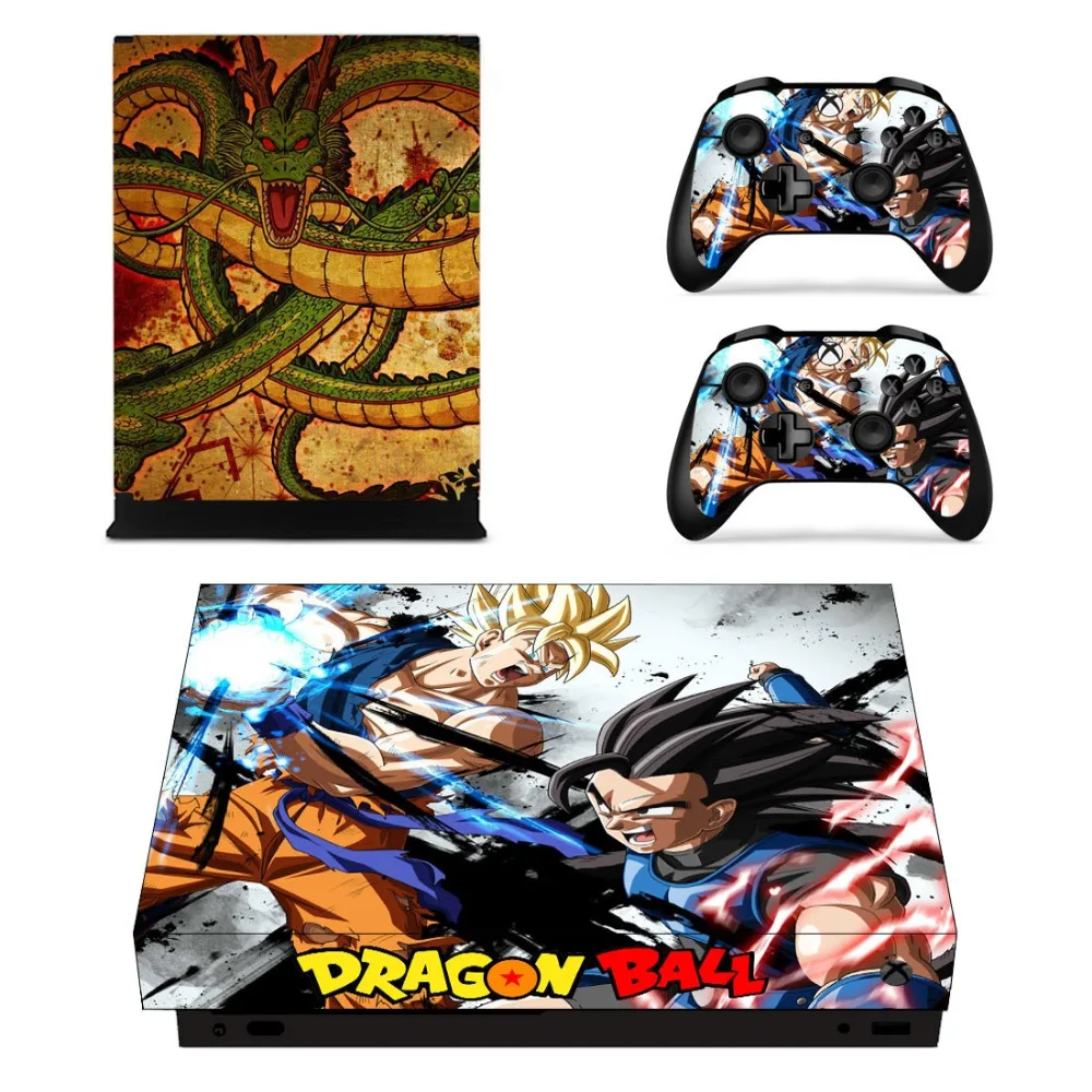 Драконий жемчуг супер Z Goku Лицевая панель консоль и наклейка на контроллер для Xbox