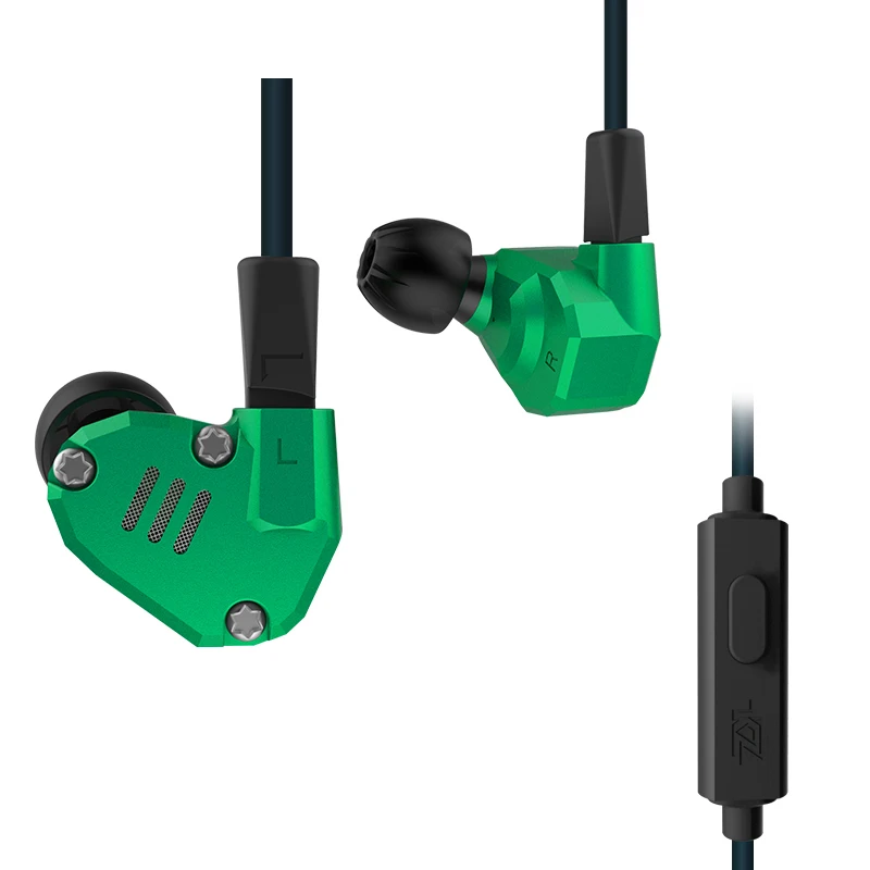 KZ ZS6 четырехъядерный драйвер высокая точность дополнительные басы съемный