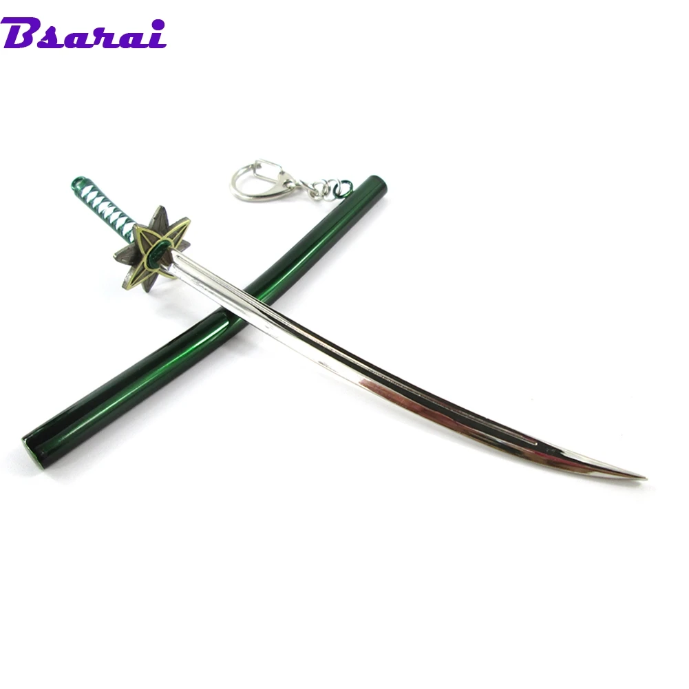 Bsarai Bleach Ichimaru Gin Ulquiorra cifer цельный Roronoa Зоро shuusui Ghost 16 см/6.3in Косплей Меч Модель брелок кольцо