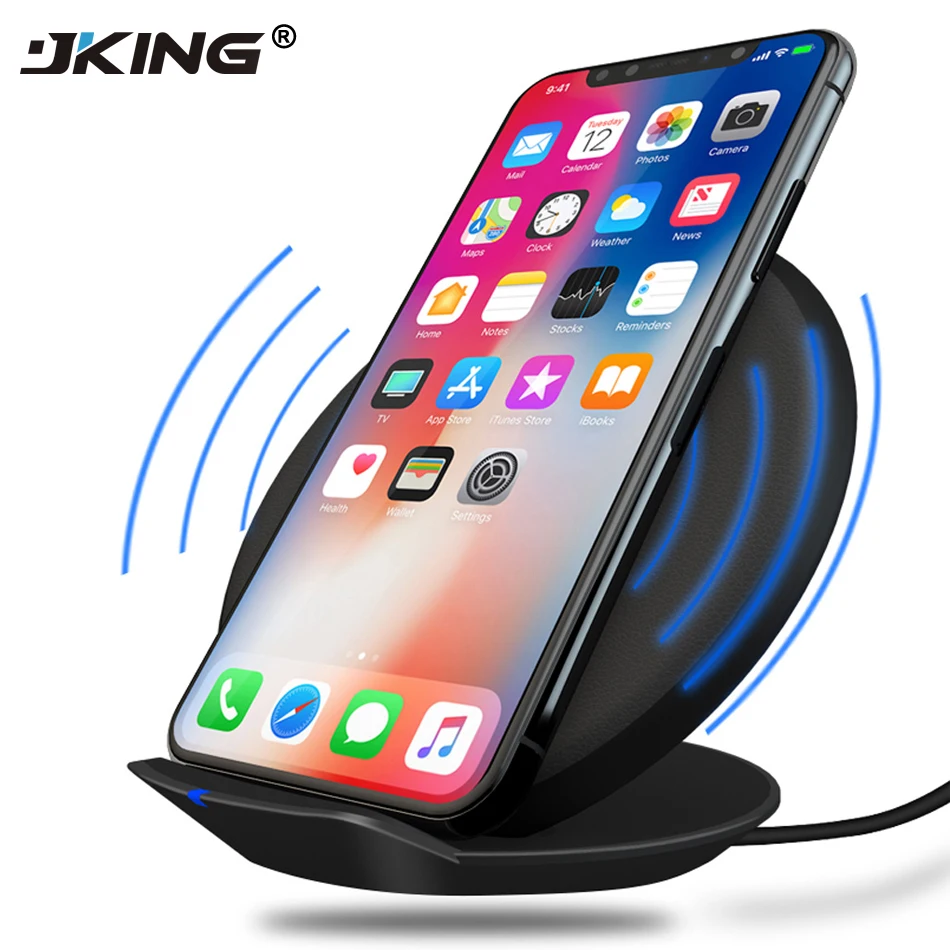 Беспроводное зарядное устройство JKING QI для iPhone X 8 Plus Samsung Galaxy S8 G9500 + Project Dream G9550 Note8