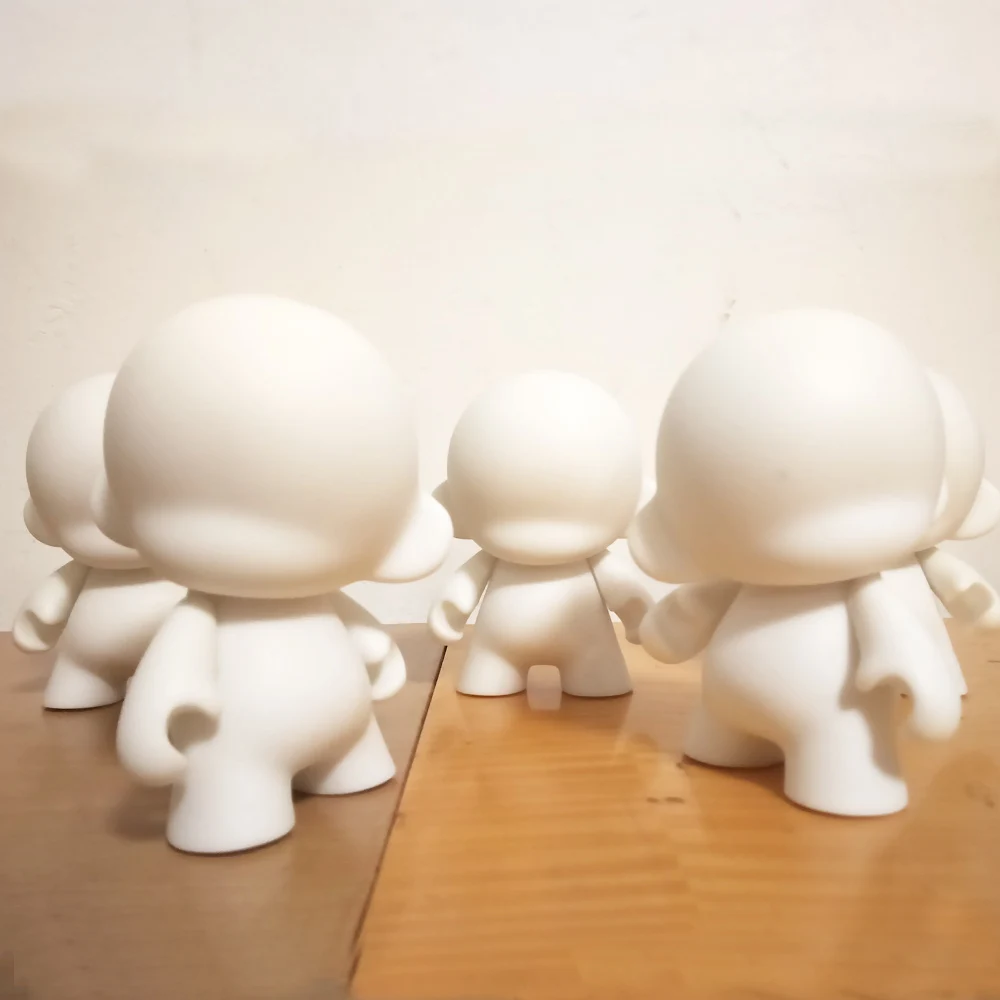 5 шт. 4 дюйма Kidrobot munny Белый Черный DIY кукла игрушка подарок для друга девушки дома и