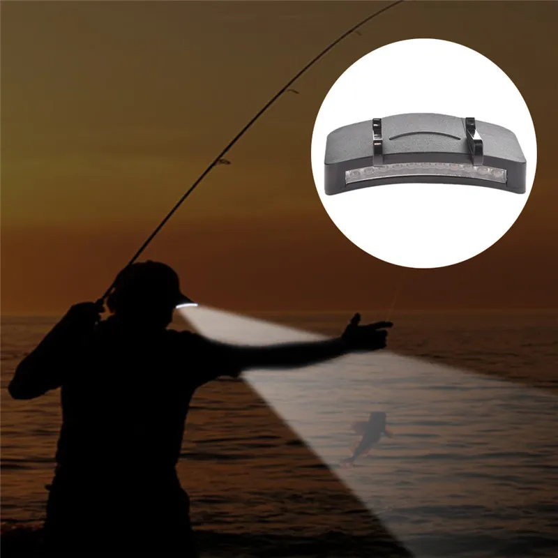 Супер яркий светодиодный 11 LED Кепки светодиодные фары головы Фонари Глава