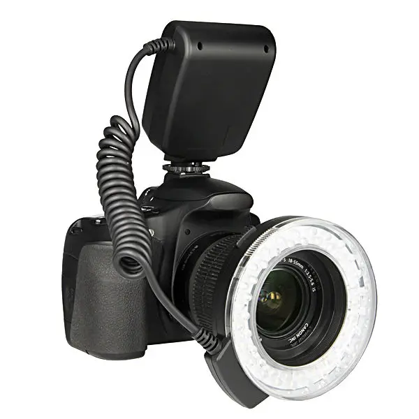 Светодиодная Кольцевая вспышка для Canon Nikon Olympus Panasonic|ring flash light|ring fluorescent lightlight yield |