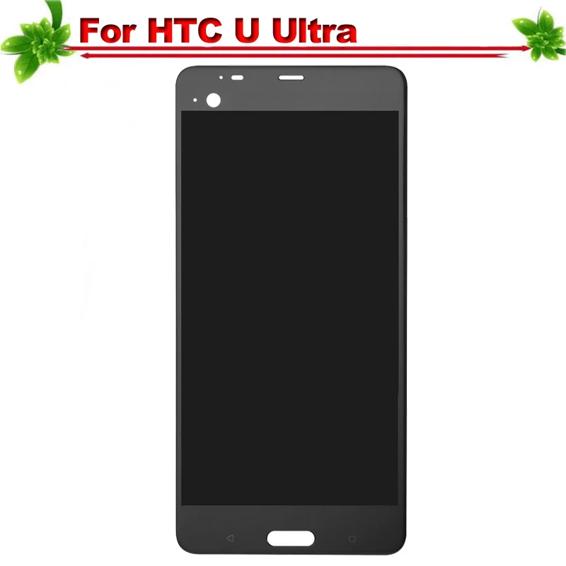 100% Tested for HTC U ULtra LCD Display Touch Screen Digitizer Assembly Replacement Ultra 5.7" Black | Мобильные телефоны и