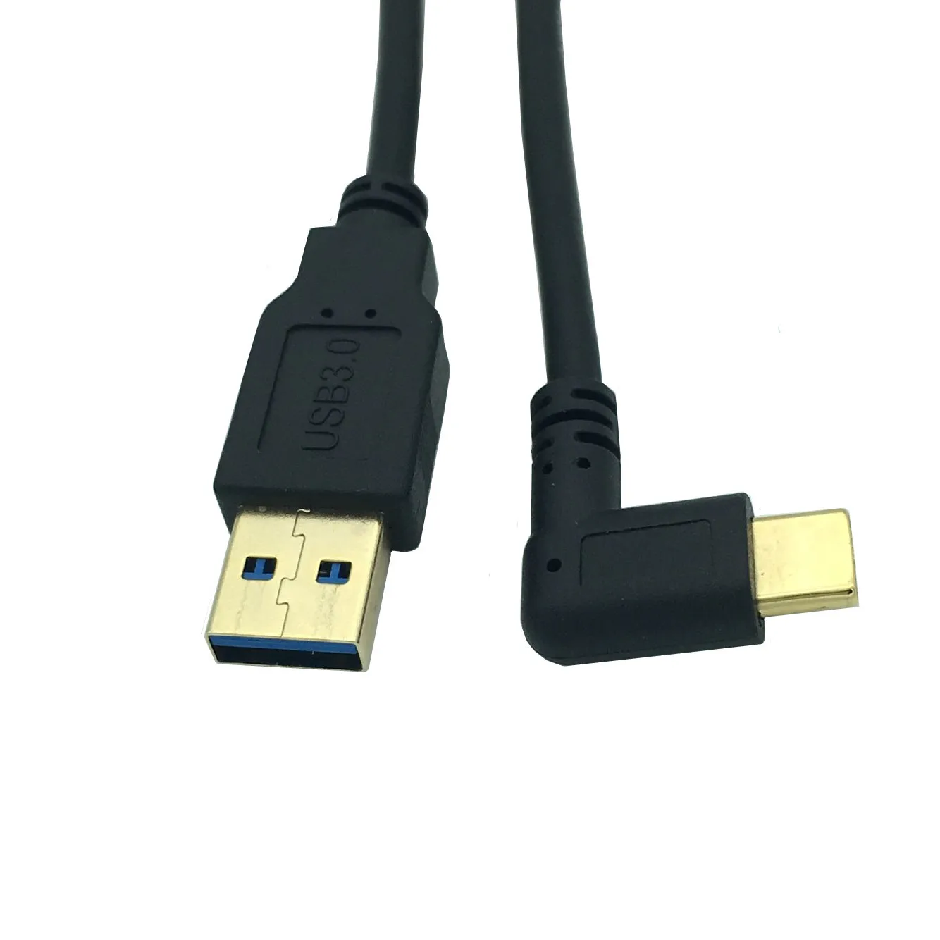 Позолоченные USB3.0 версия утра прямо/Тип C слева Бенд ноутбук телефону кабель для
