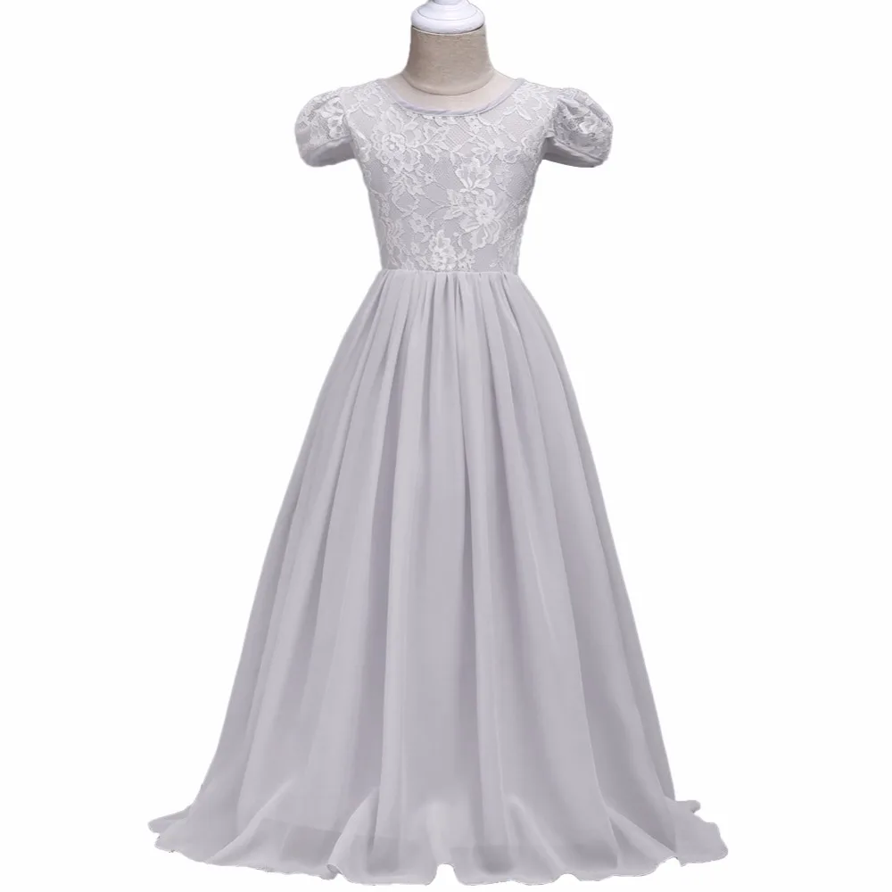 Платье принцессы для девочек с цветочным рисунком Лето 2018 Туту Одежда свадьбы